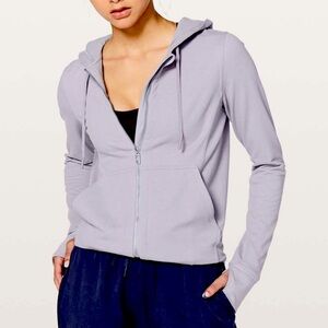 Lululemon press pause zip hoodie size 4